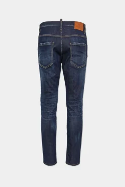 Dark Clean Wash Skater Jeans
