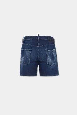 Dark Milky Way Wash Bro Jean Shorts