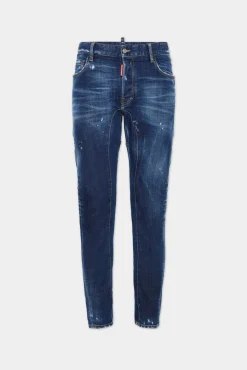 Dark Perfect Clean Wash Tidy Biker Jeans