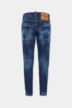 Dark Perfect Clean Wash Tidy Biker Jeans
