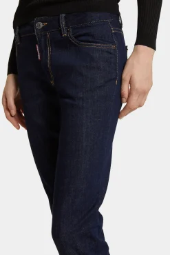Dark Rinse Wash Medium Waist Twiggy Jeans