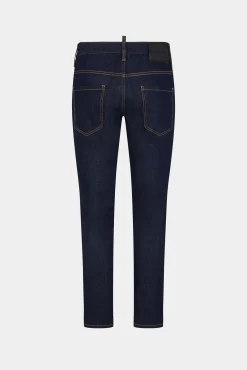 Dark Rinse Wash Skater Jeans