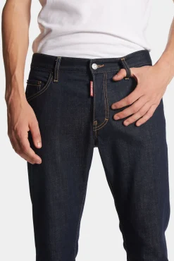 Dark Rinse Wash Skater Jeans