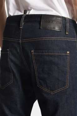 Dark Rinse Wash Skater Jeans