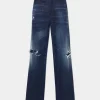 Dark Ripped Tuxedo Pant