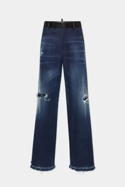 Dark Ripped Tuxedo Pant