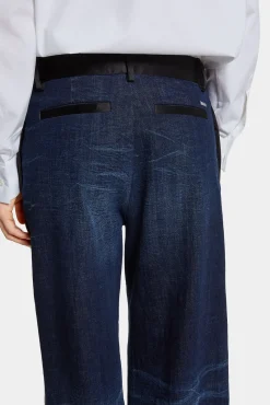 Dark Ripped Tuxedo Pant