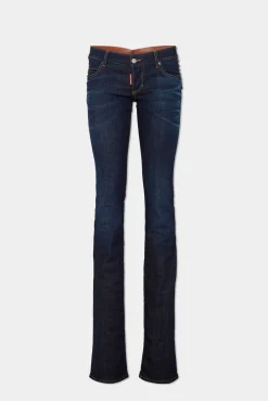 Dark Urban Wash Bootcut Sharpei Peekaboo Jeans