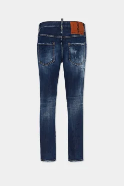 Dark White Line Wash Cool Girl Jeans