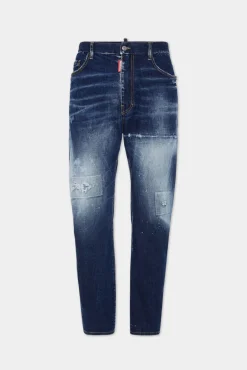 Dark White Line Wash London Bro Jeans