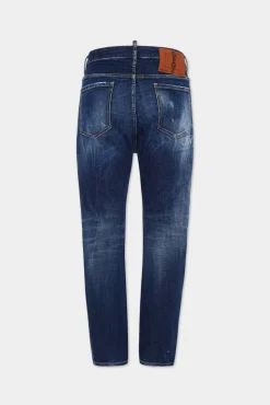 Dark White Line Wash London Bro Jeans