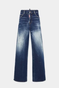 Dark White Line Wash Traveller Jeans