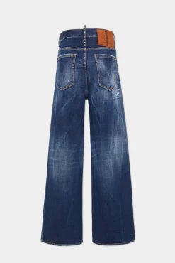 Dark White Line Wash Traveller Jeans