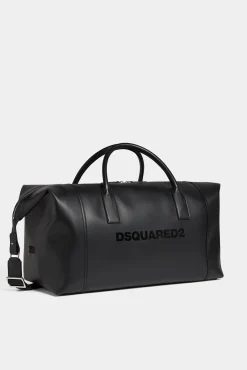 Deep Black Duffle Bag