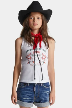 D2Kids Junior Cowboy Pizza Tank Top