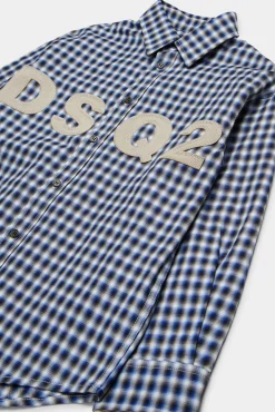 D2Kids Junior DSQ2 Check shirt