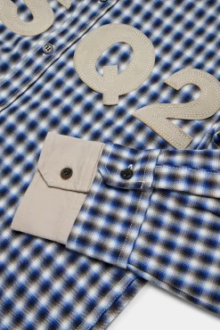 D2Kids Junior DSQ2 Check shirt