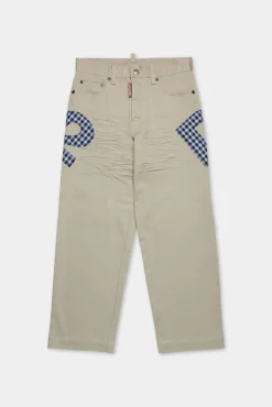 D2Kids Junior Gingham Patch Pants