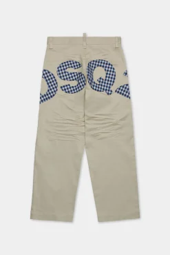 D2Kids Junior Gingham Patch Pants