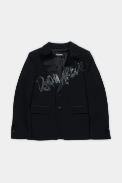 D2Kids Junior Glitter Logo Jacket