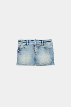 D2Kids Junior Light Ocean Drive Wash Jean Skirt