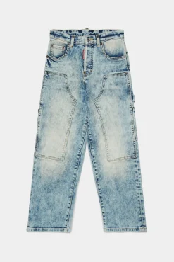 D2Kids Junior Light Ocean Drive Wash Loose Jeans