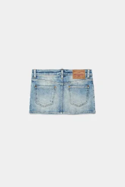 D2Kids Junior Light Ocean Drive Wash Jean Skirt