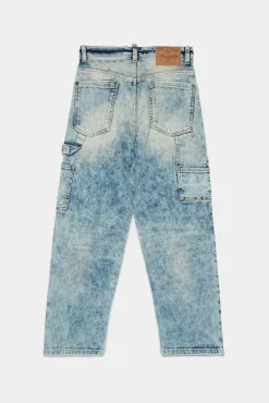 D2Kids Junior Light Ocean Drive Wash Loose Jeans