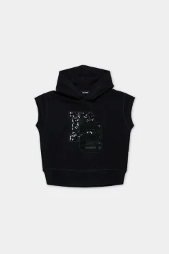 D2Kids Junior Logo Sleeveless Hoodie