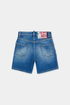 D2Kids Junior Medium Preppy Wash Jean Shorts