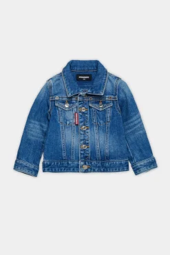 D2Kids Newborn Medium Preppy Wash Jean Jacket