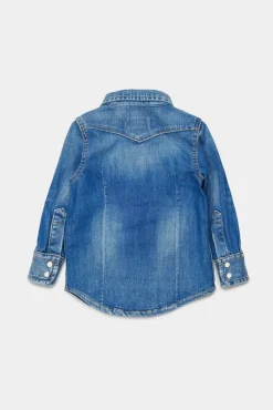 D2Kids Newborn Medium Preppy Wash Jean Shirt