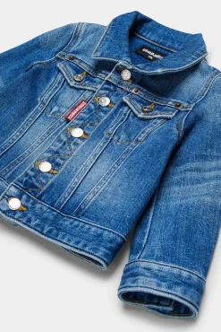 D2Kids Newborn Medium Preppy Wash Jean Jacket