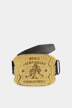 Dsquared2 Boxeur Plaque Belt