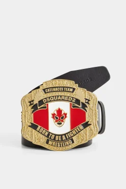 Dsquared2 Boxeur Plaque Belt