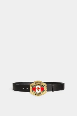 Dsquared2 Boxeur Plaque Belt
