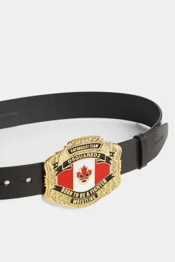 Dsquared2 Boxeur Plaque Belt