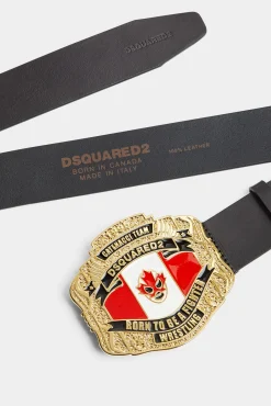 Dsquared2 Boxeur Plaque Belt