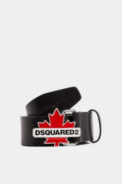 Dsquared2 Leaf Plaque Belt