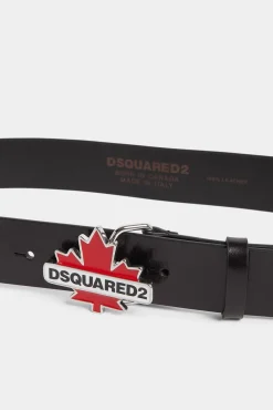 Dsquared2 Leaf Plaque Belt