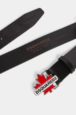 Dsquared2 Leaf Plaque Belt