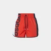 Dsquared2 Logo Colour-Block Midi Swim Boxer