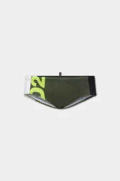Dsquared2 Logo Colour-Block Swim Brief
