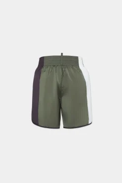 Dsquared2 Logo Colour-Block Midi Swim Boxer