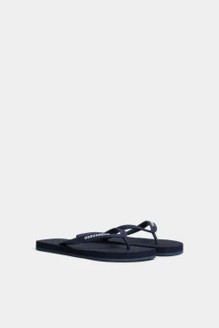 Dsquared2 Logo Flip Flops
