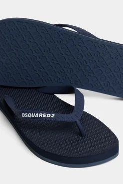 Dsquared2 Logo Flip Flops