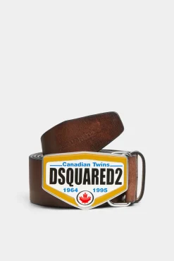 Dsquared2 Logo Plaque Belt