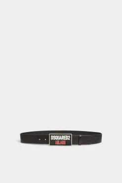 Dsquared2 Logo Plaque Belt