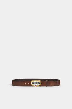 Dsquared2 Logo Plaque Belt