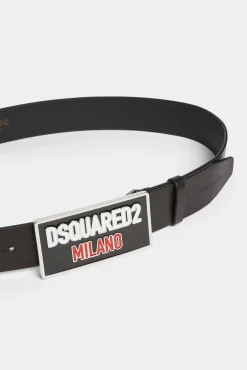 Dsquared2 Logo Plaque Belt